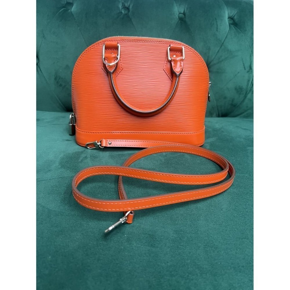 Louis Vuitton Orange Alma BB - Picture 8 of 9